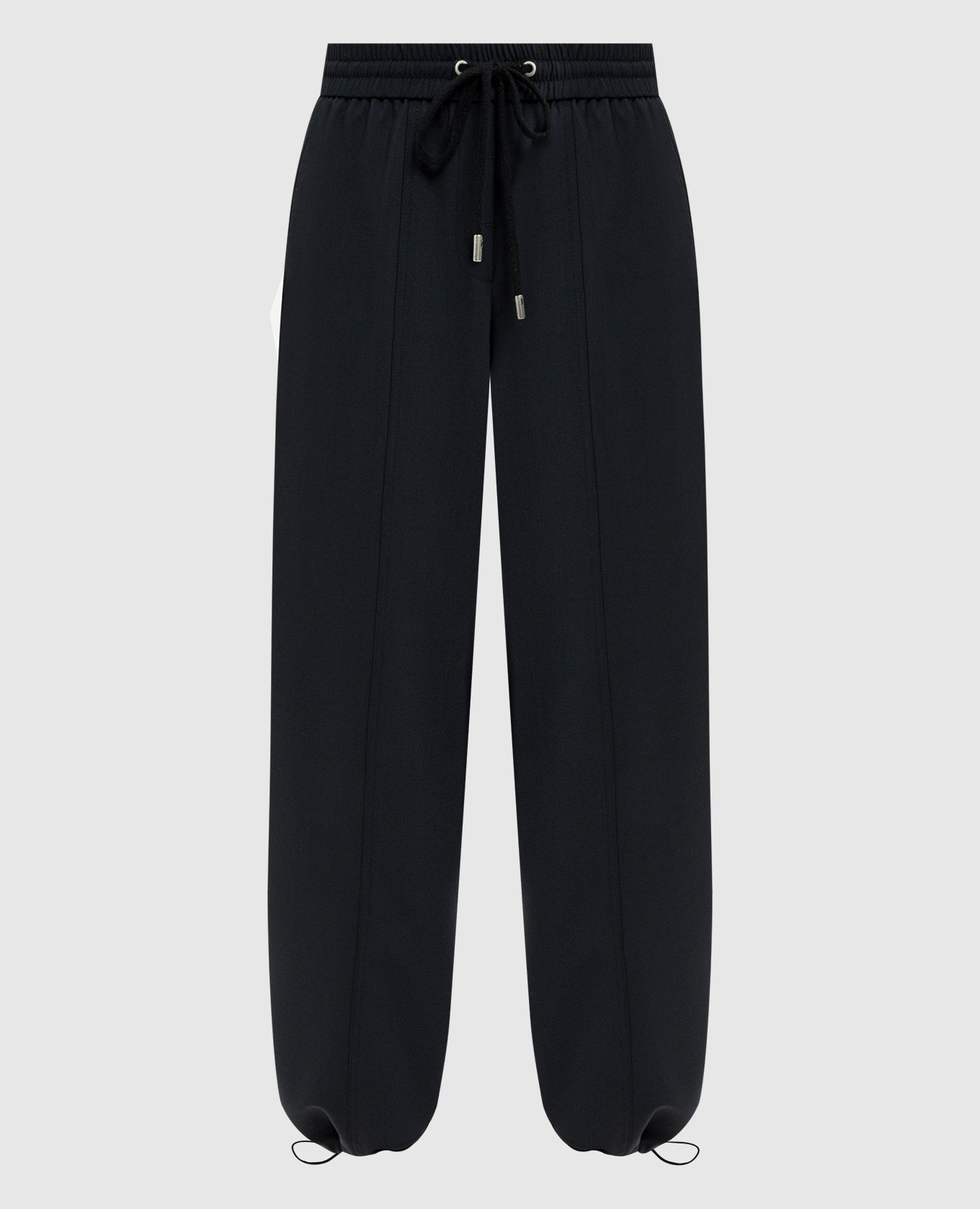 

Blue logo wool trousers Peserico