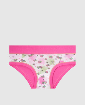 RiminiVeste Emy Bimba baby pink panties with floral print B2825