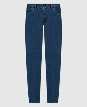 Scissor Scriptor Blue jeans with patch and logo embroidery COSTANTINOT32542132