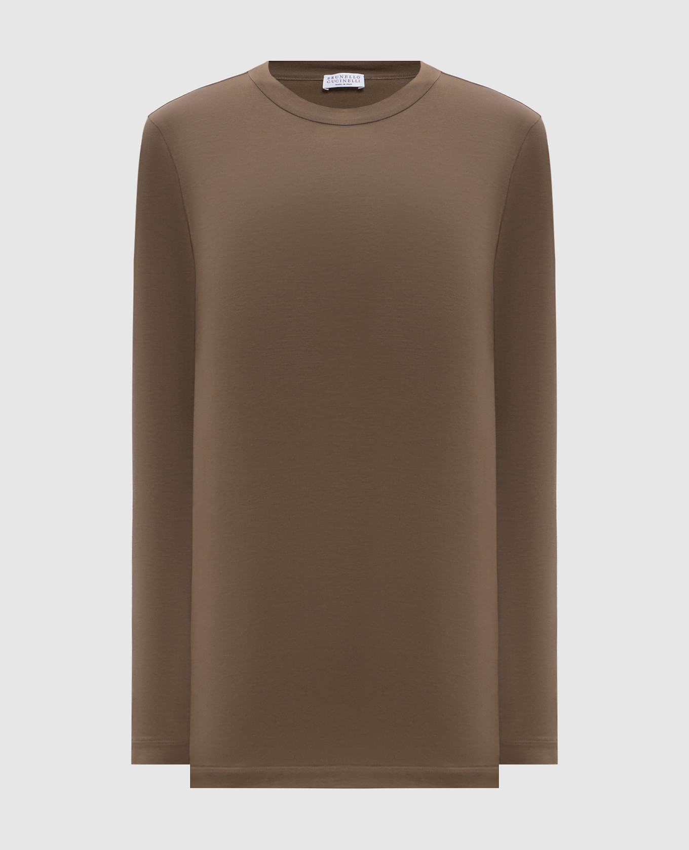 

Brown long sleeve with monil chain Brunello Cucinelli