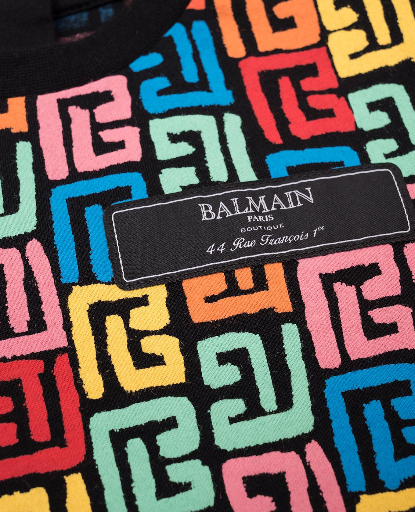 

Children's T-shirt with logo patch Balmain, White