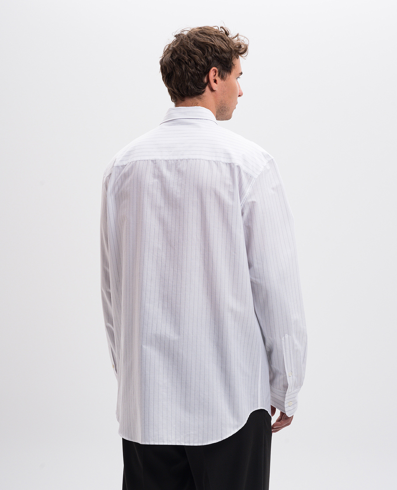 Benard white striped shirt Ann Demeulemeester 4