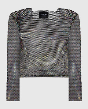 Santa Brands Black top with crystals CRYSTALTOP