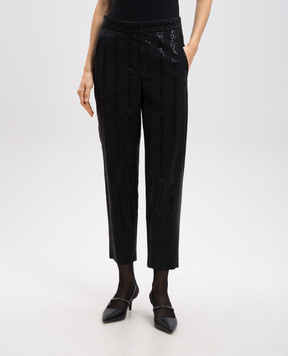 Brunello Cucinelli Charcoal trousers MB537P7177