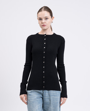 Jil Sander Black wool cardigan J02HP0037J14797