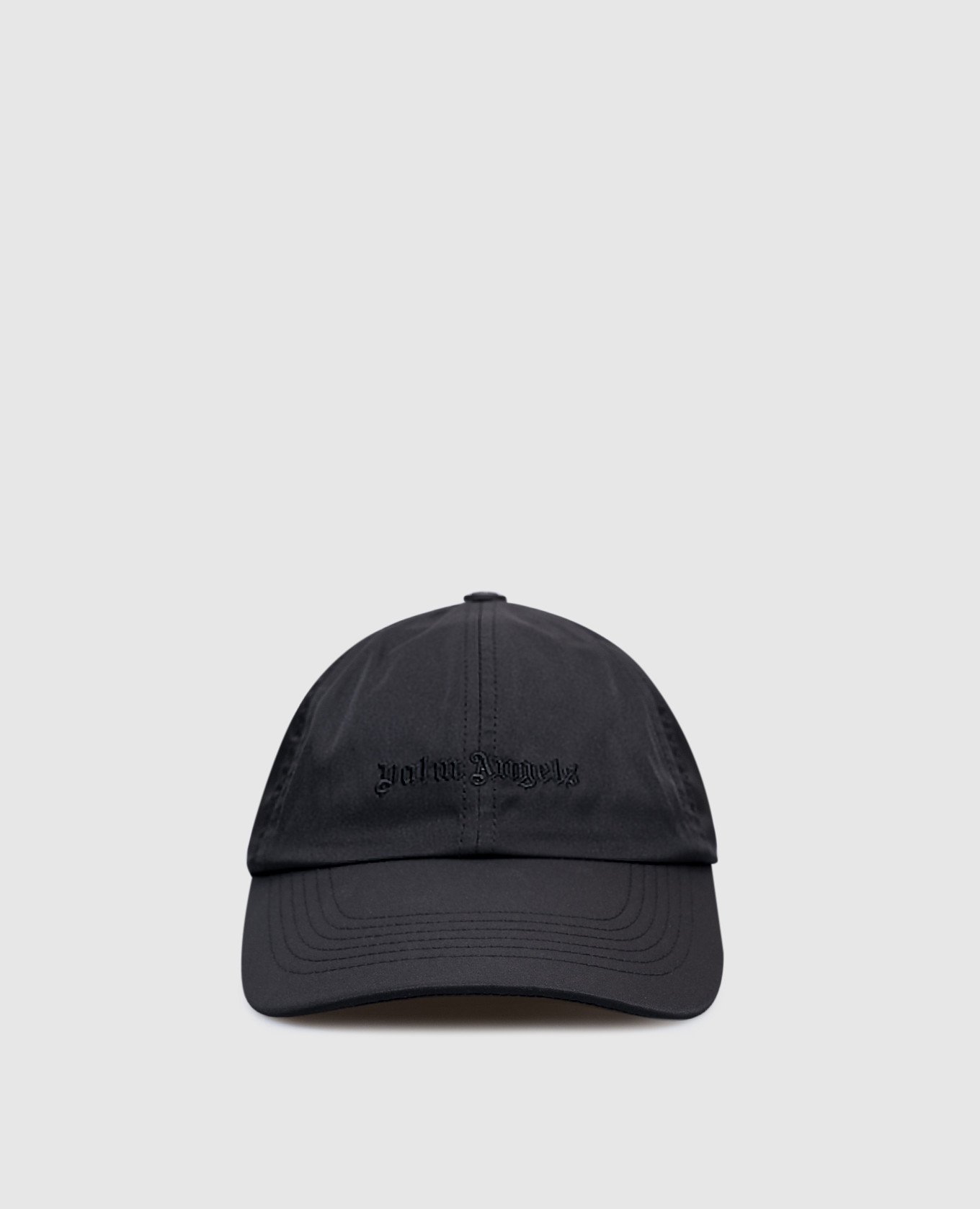 

Black cap with logo embroidery Palm Angels