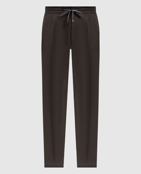 Cashmere&Whiskey Brown linen pants 0255600195