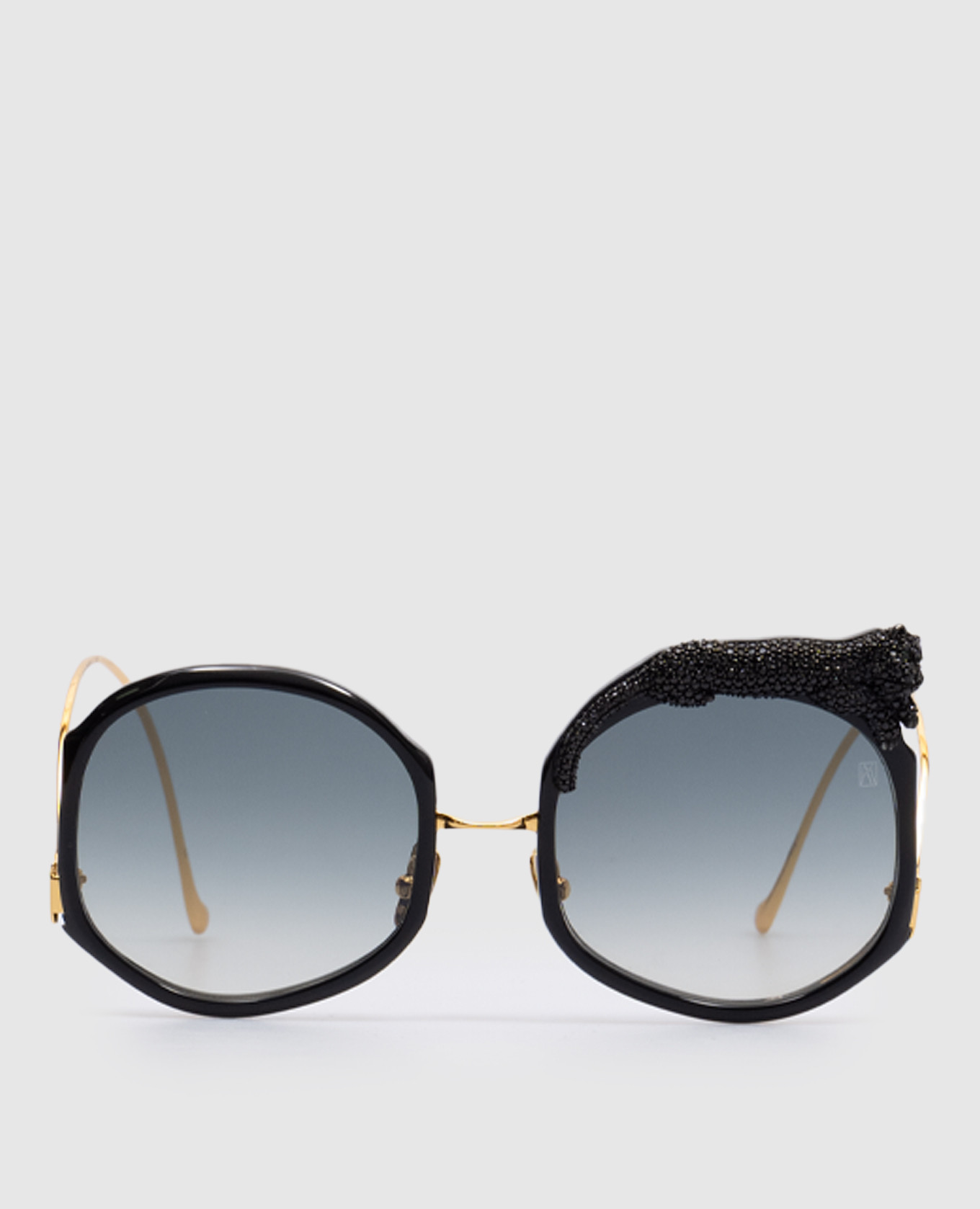 

Rose E Le Rêve black sunglasses with 24k gold plating Anna-Karin Karlsson