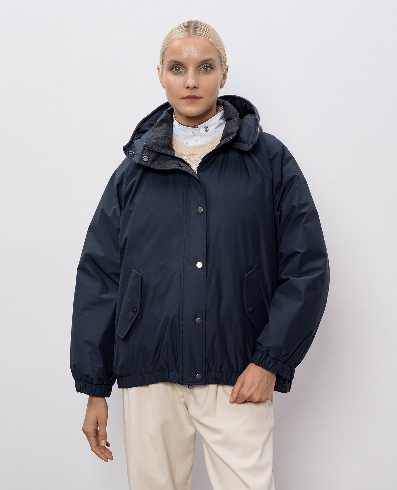 

Blue down jacket Brunello Cucinelli