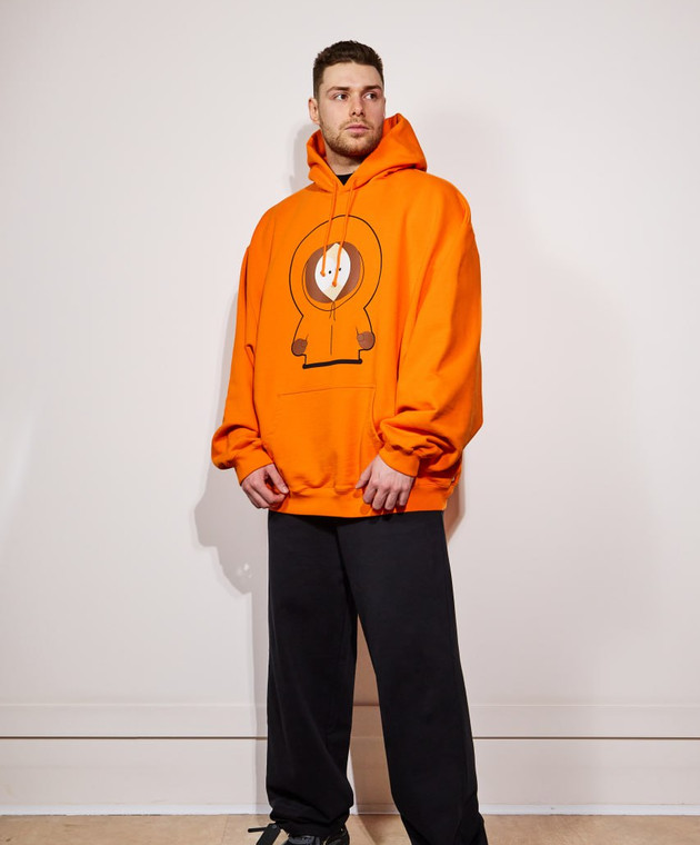 Kenny Orangene Hoodies VETEMENTS Kenny Oversized Hoodie Orange