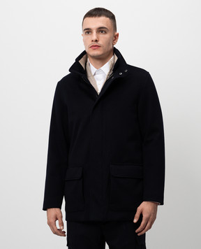 Cashmere&Whiskey Blue cashmere jacket CW0021000
