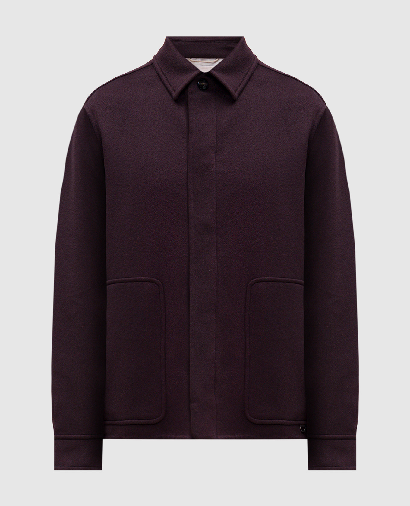 Purple cashmere jacket agnona