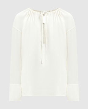 Helmut Lang White blouse with drapery O02HW505
