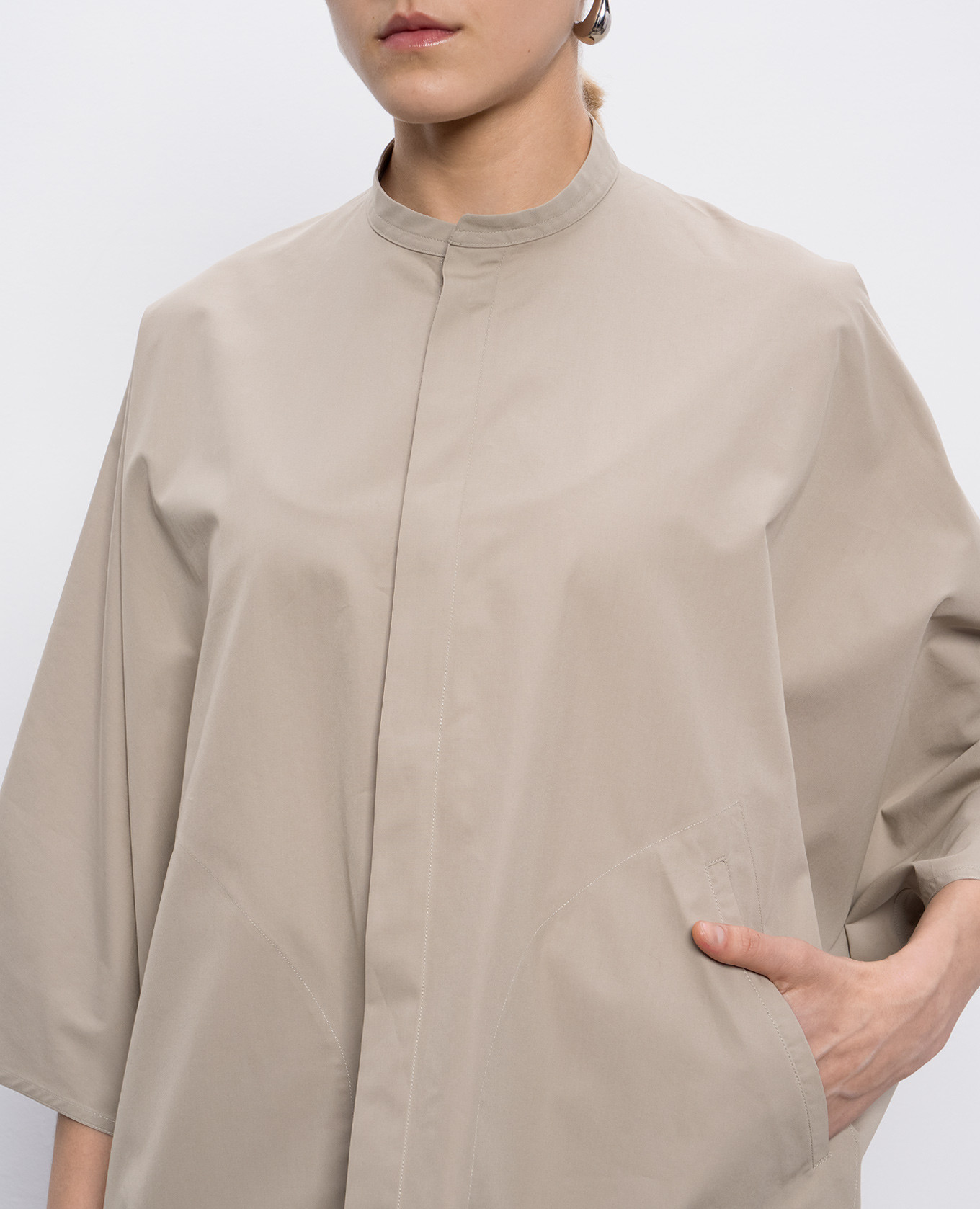

Beige blouse BREST Sofie D`Hoore, Grey