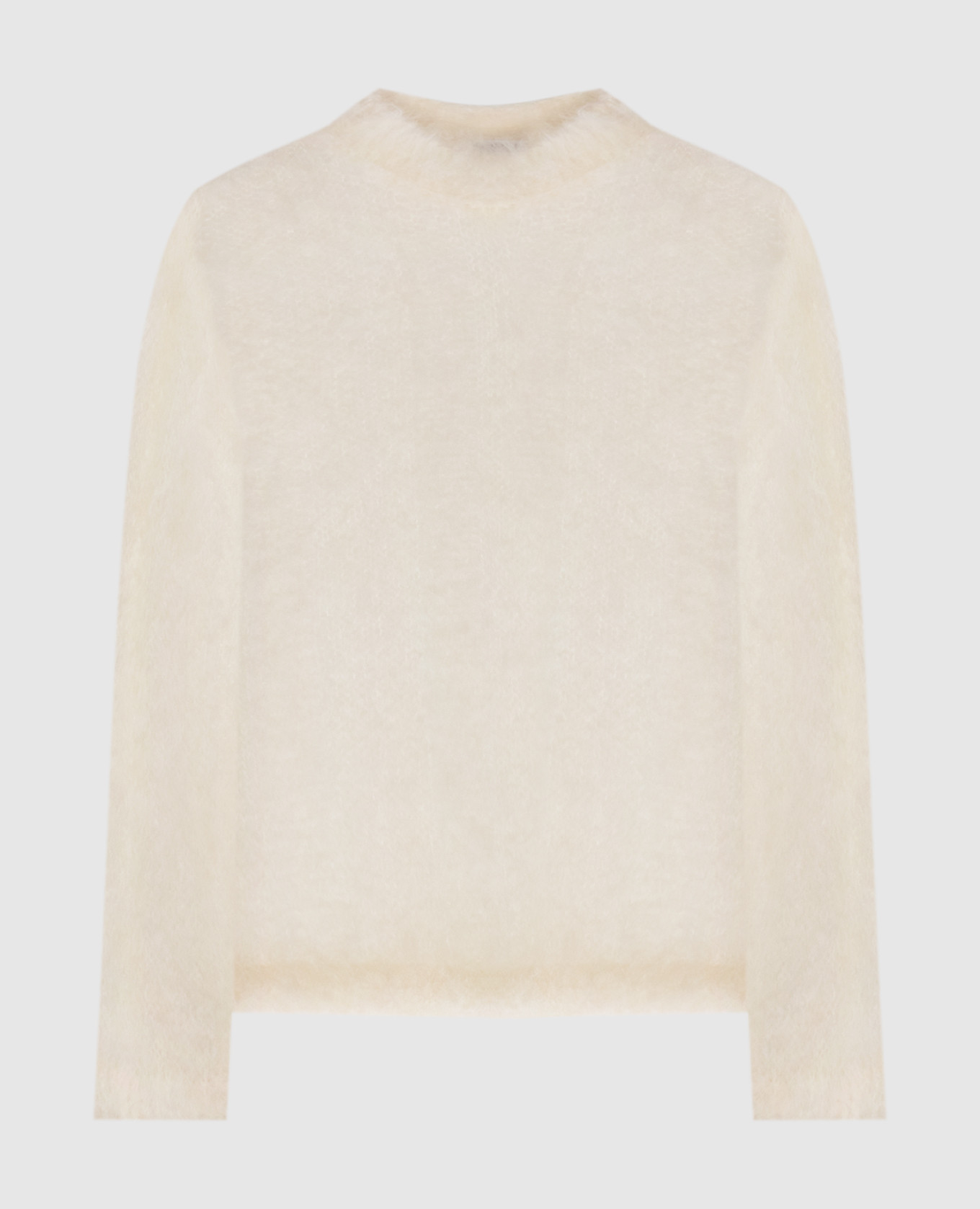 White wool and silk sweater Brunello Cucinelli