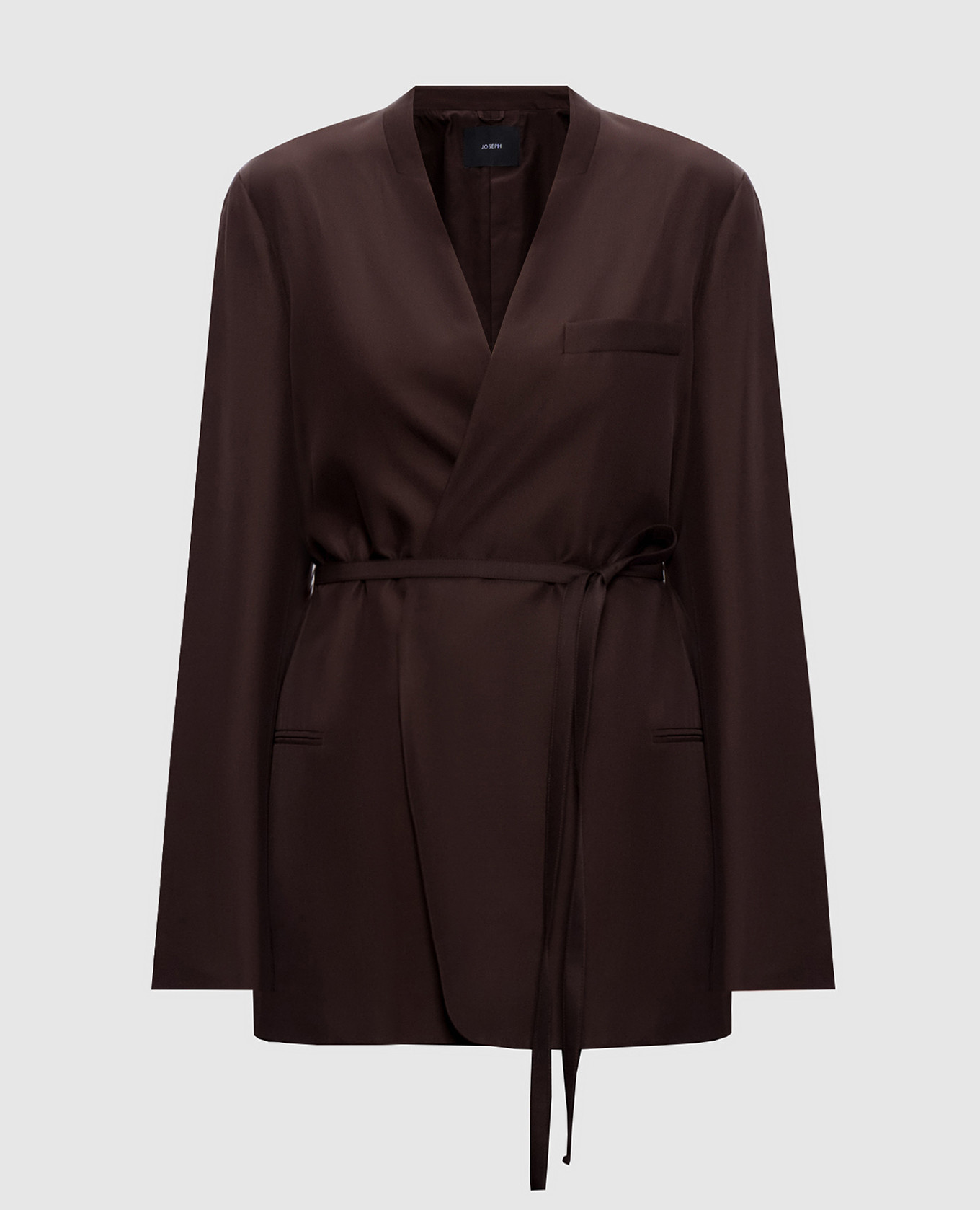 

Brown Victor windbreaker jacket with silk JOSEPH