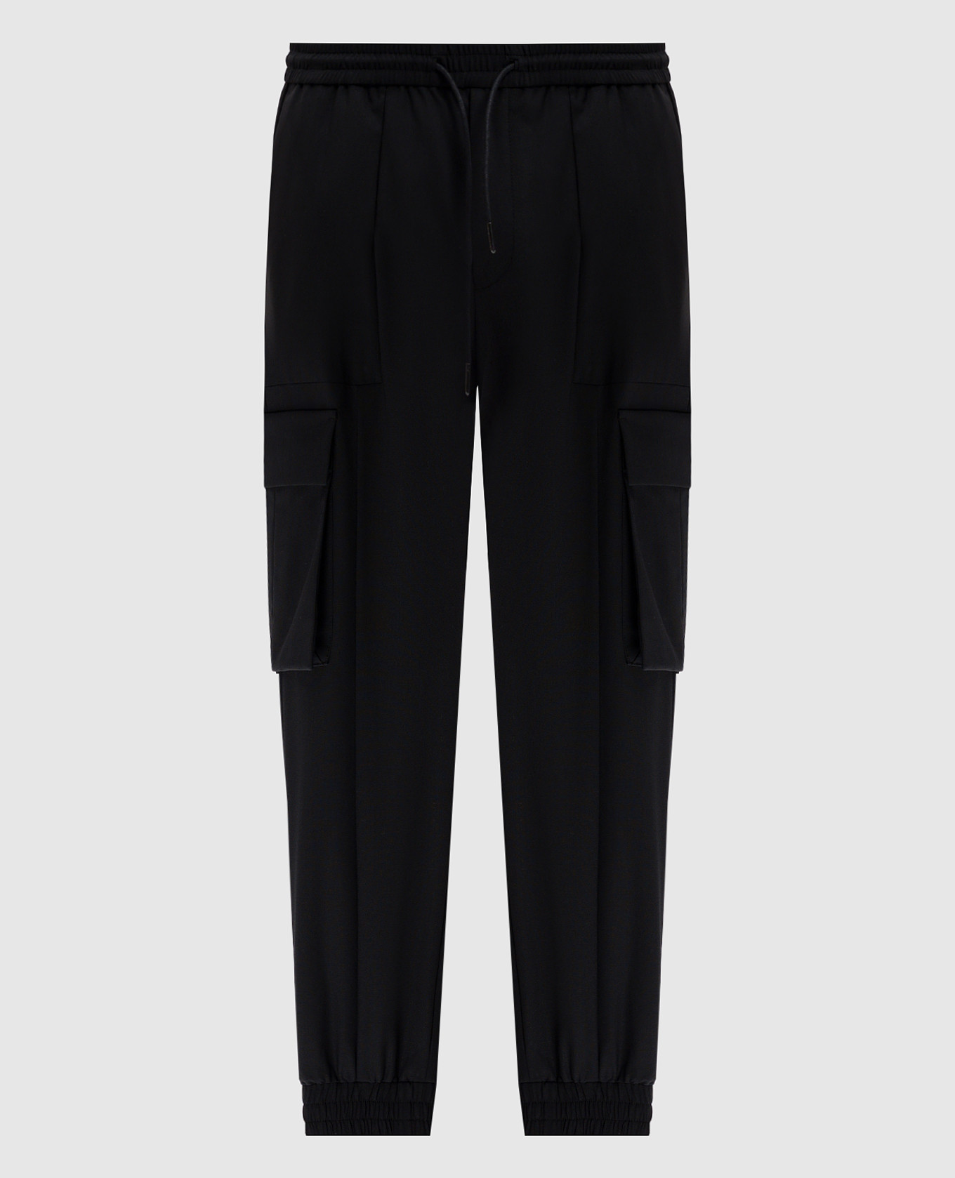 Black joggers with wool juun.j