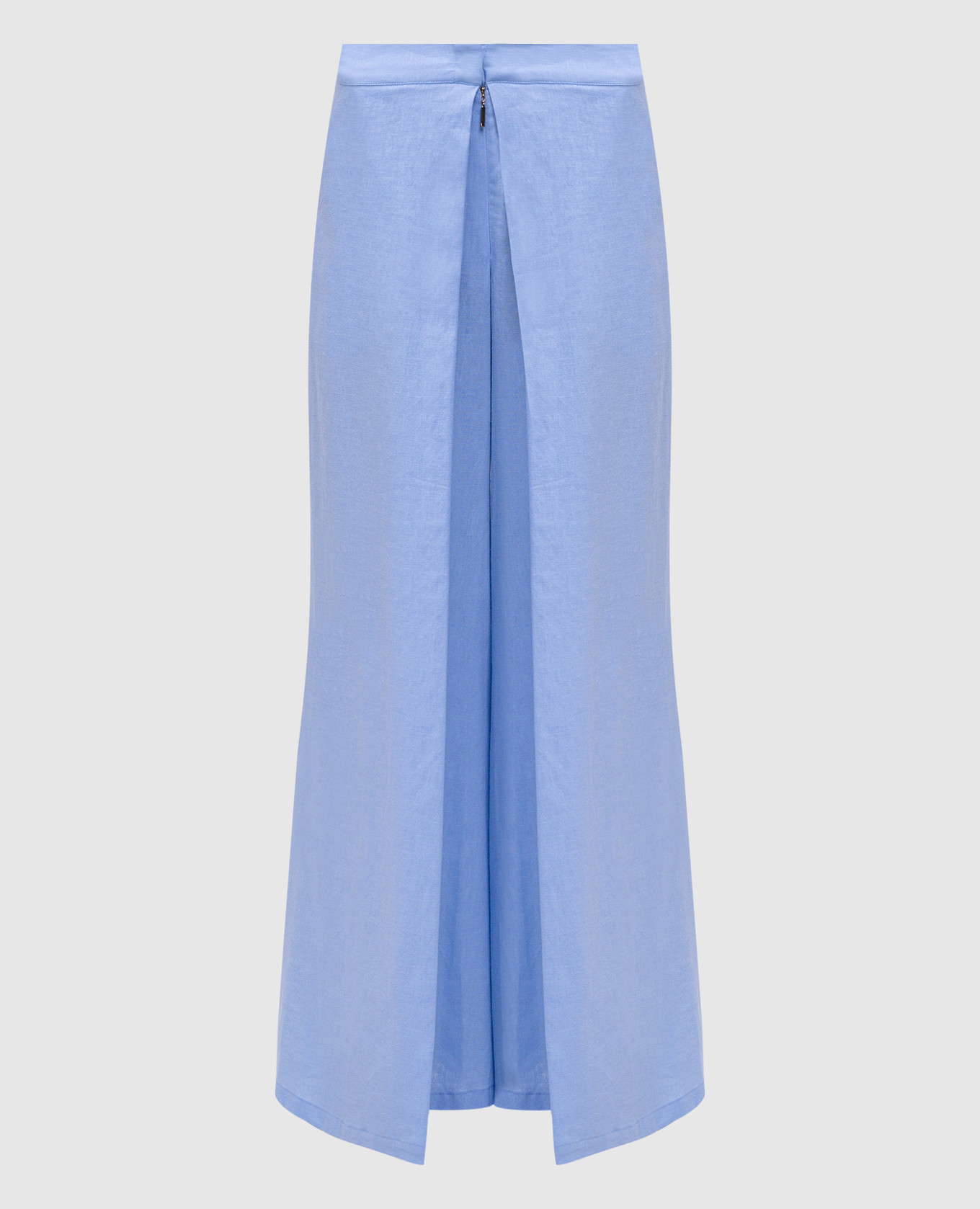 

Blue palazzos with linen Twinset, Light blue