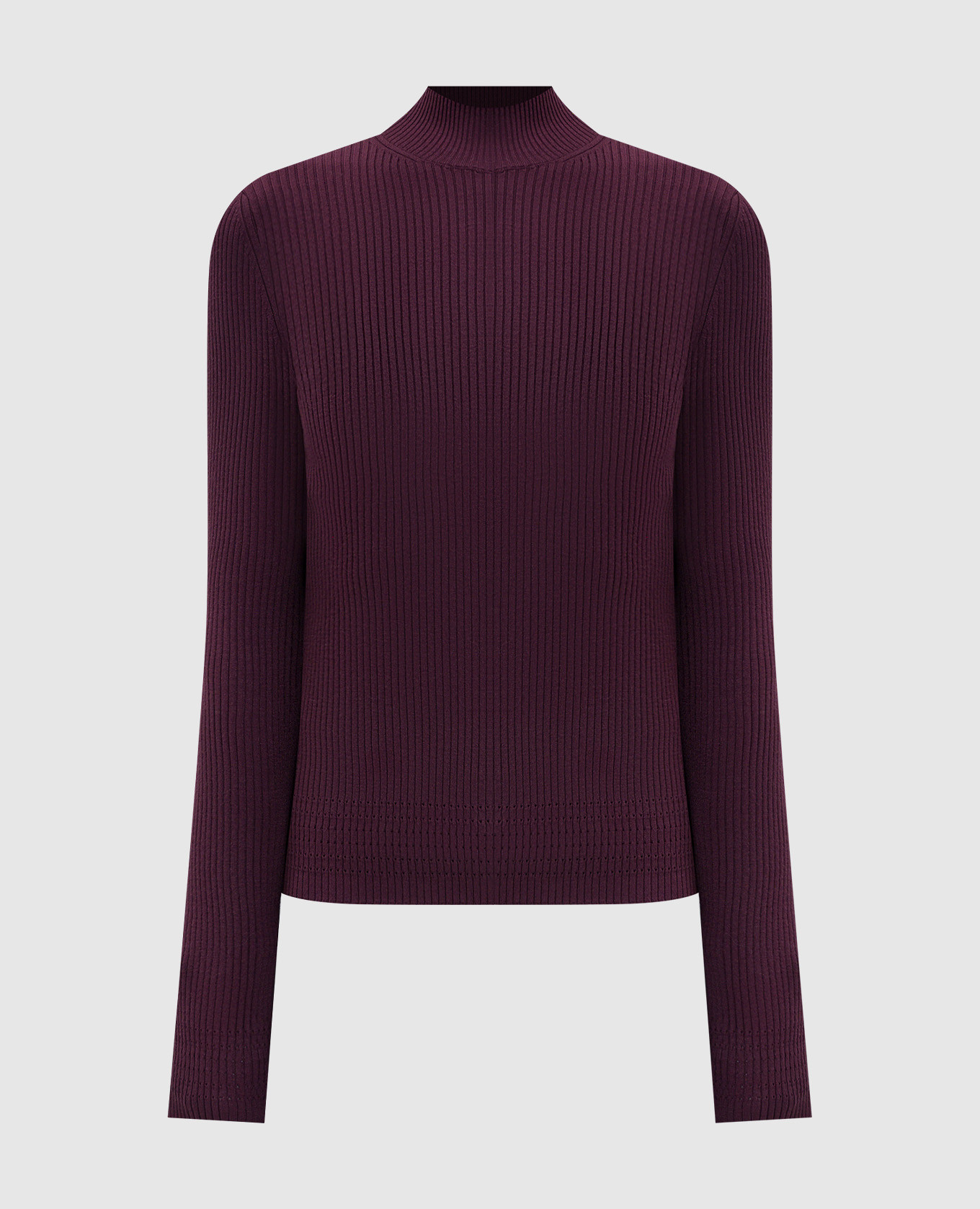 Purple ribbed golf Twinset