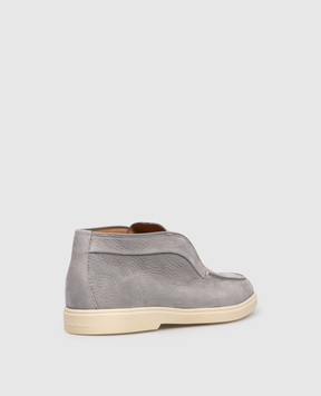 Santoni Gray nubuck deserts WUYA58458TISNPRX