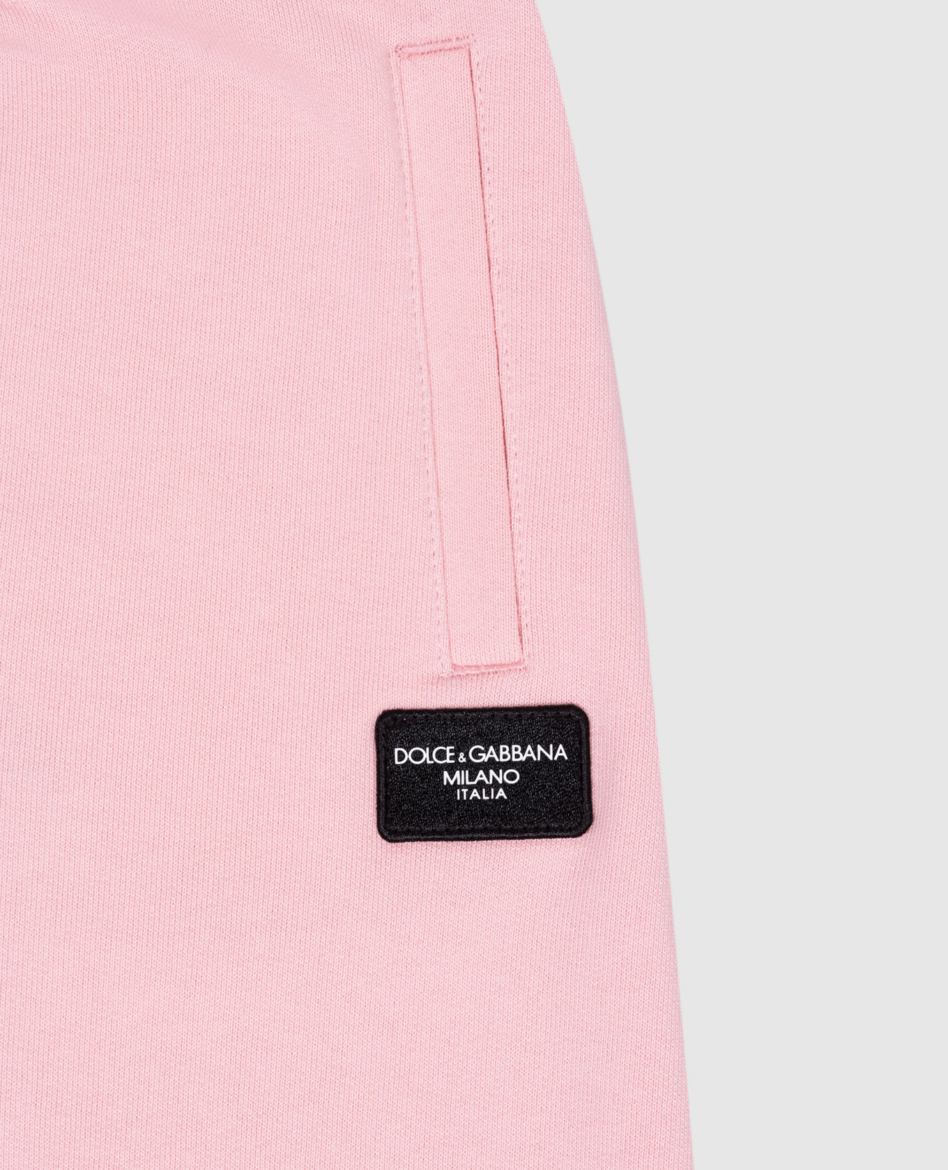 

Baby pink joggers with logo patch Dolce&Gabbana