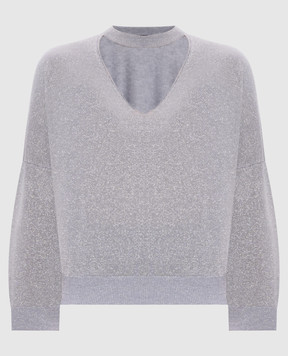 Peserico Gray jumper with lurex E99970F14R9173
