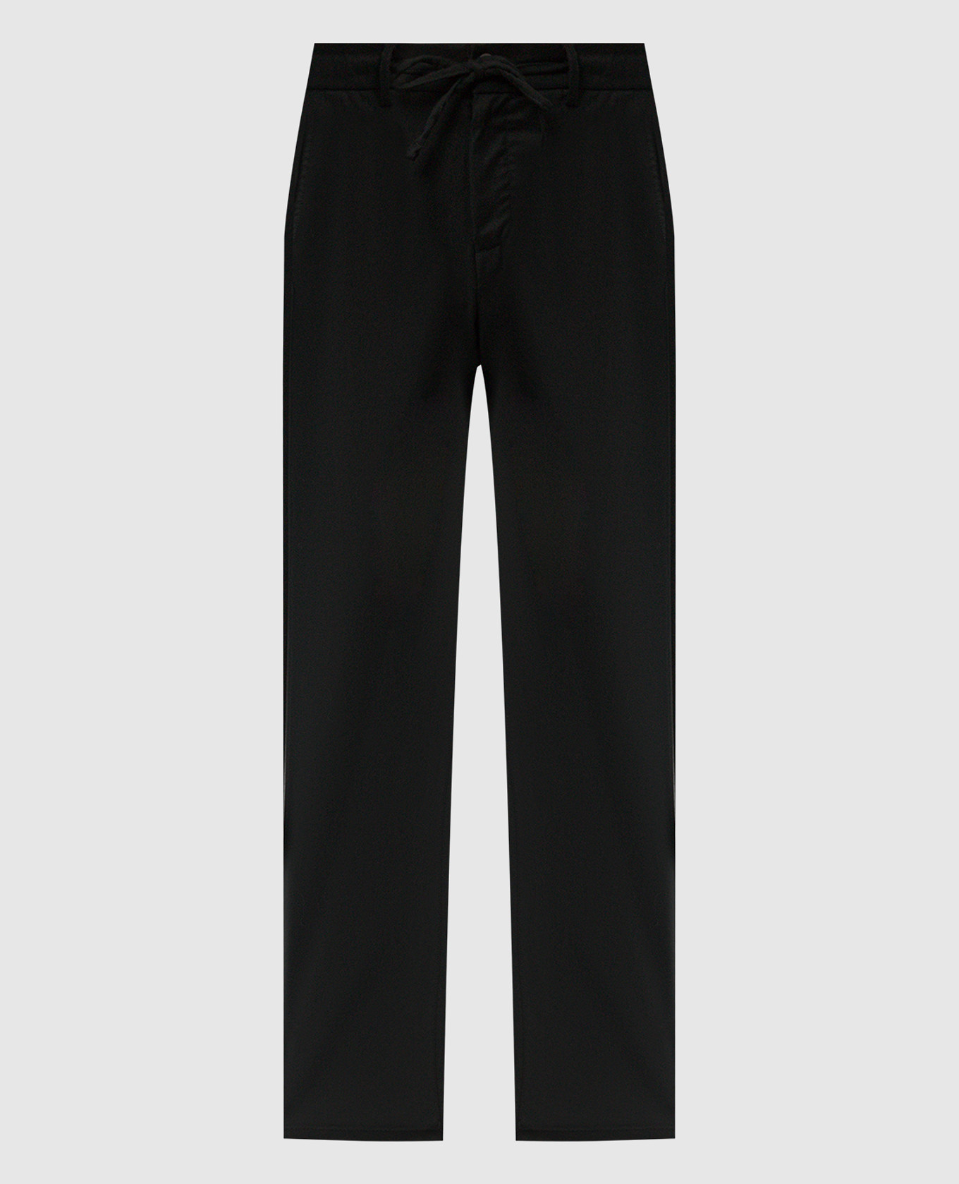 Black pants made of wool Canali