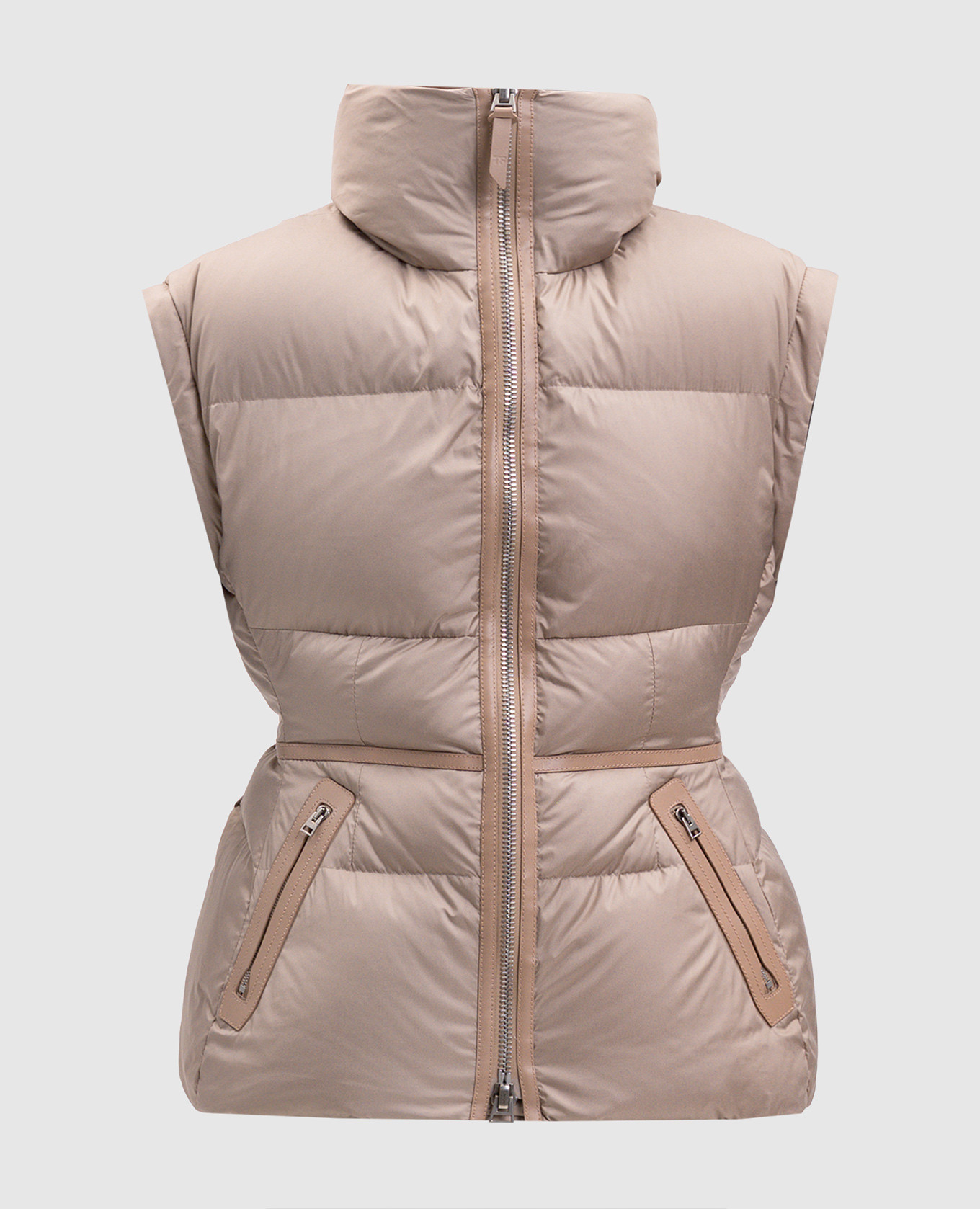 

Beige down quilted vest Tom Ford