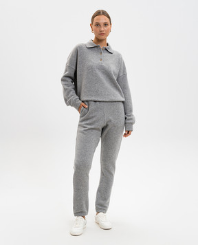 The Row Gray cashmere sweater Corzas 5748K995