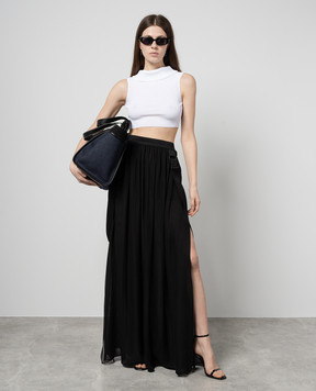 Max Mara JEDY black silk skirt JEDY