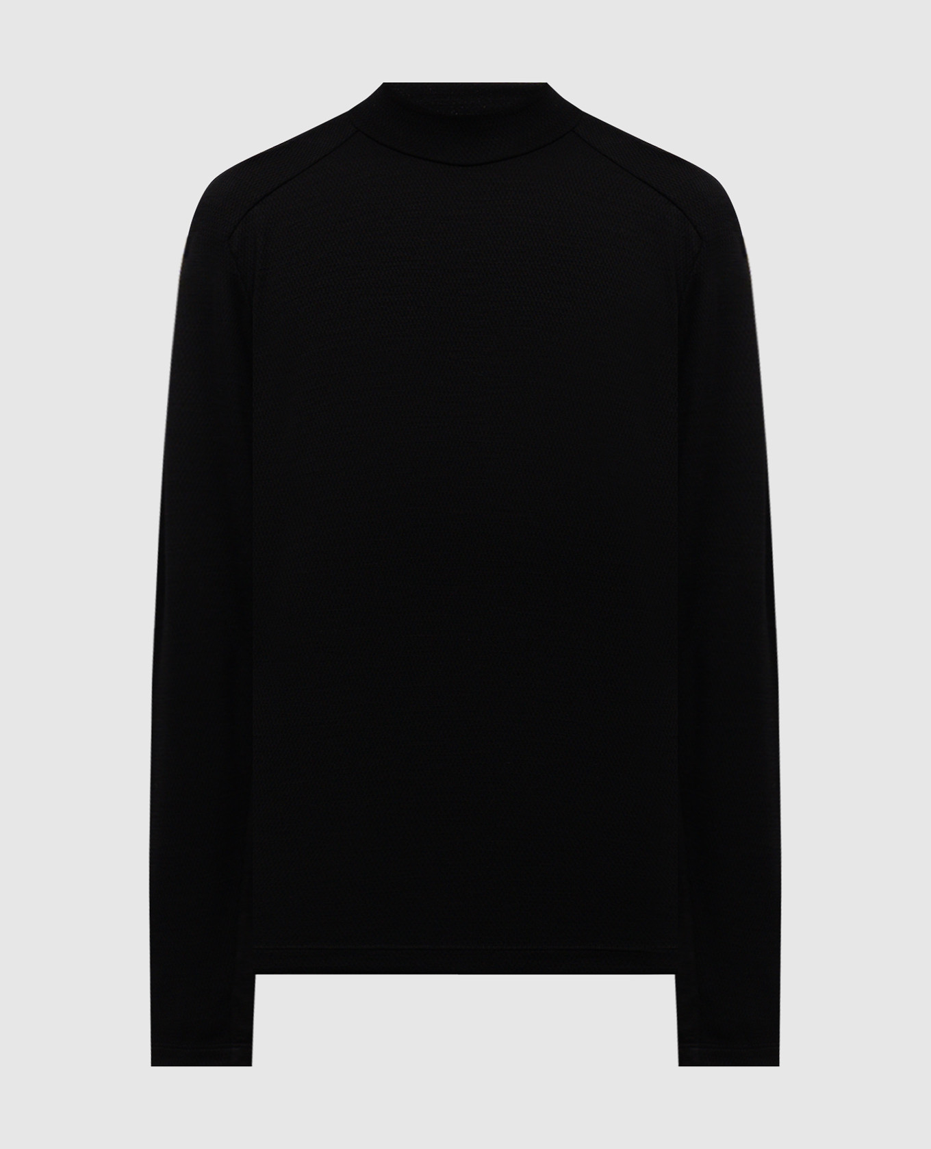 Black wool long sleeve