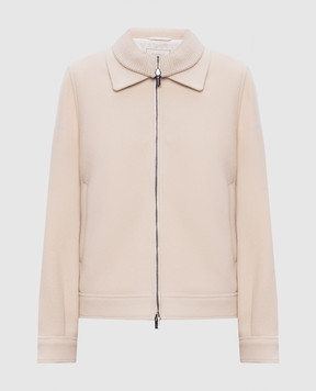 Peserico Beige jacket with wool and cashmere S210323195C