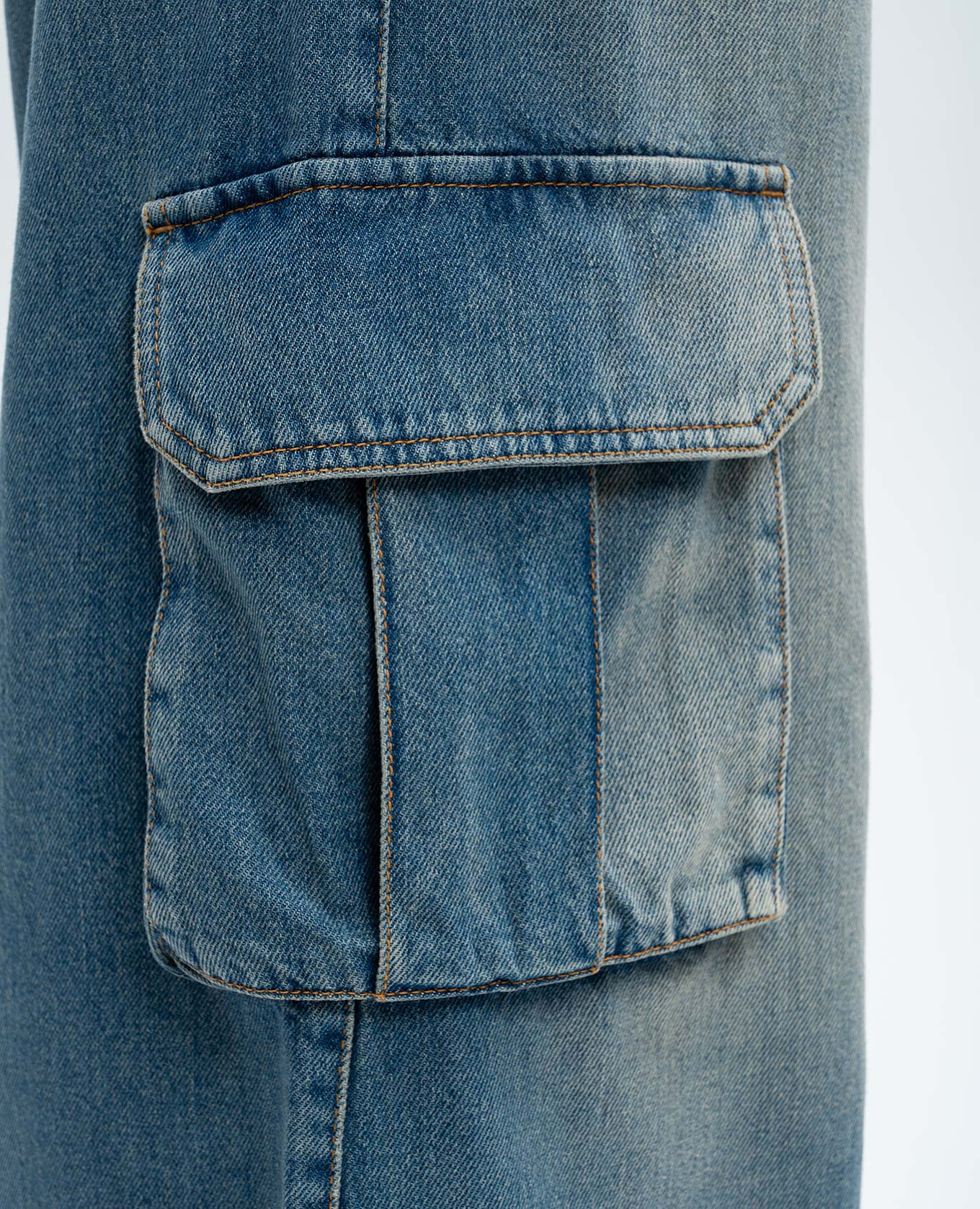 Blue logo cargo jeans Off-White 5