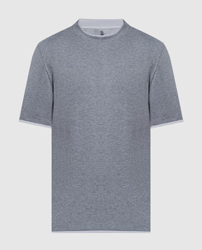 Brunello Cucinelli Gray melange T-shirt M0B137427
