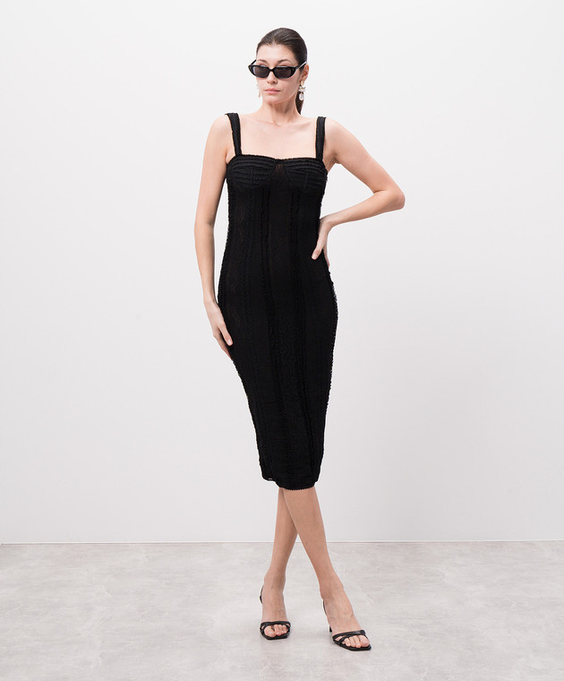 Charo Ruiz - Olympia black dress with lace 255603 - shop with European  delivery at Symbol