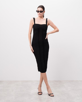 Charo Ruiz Olympia black dress with lace 255603