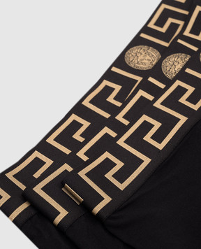 Versace Greca black boxer briefs set AU103261A10011
