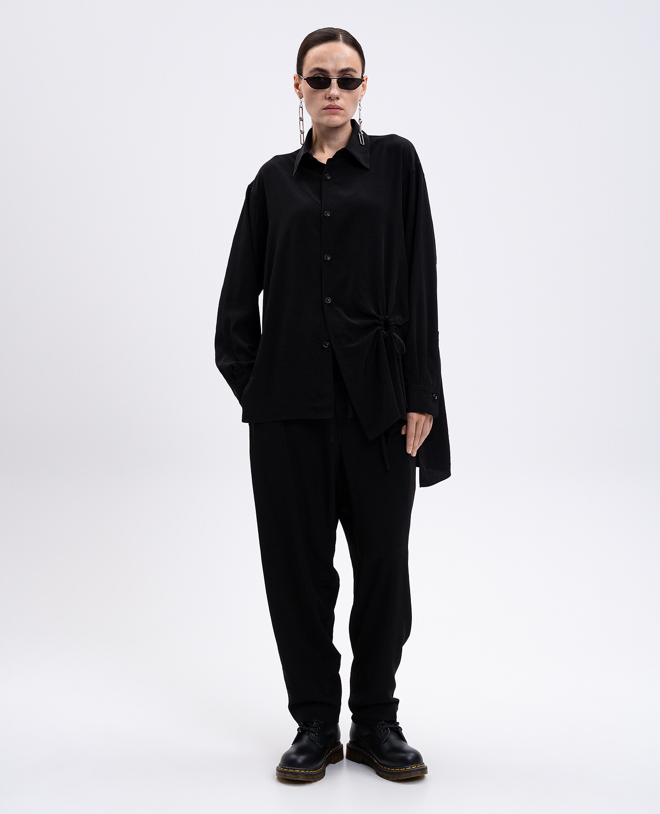Black high-rise pants Y`S Yamamoto 2