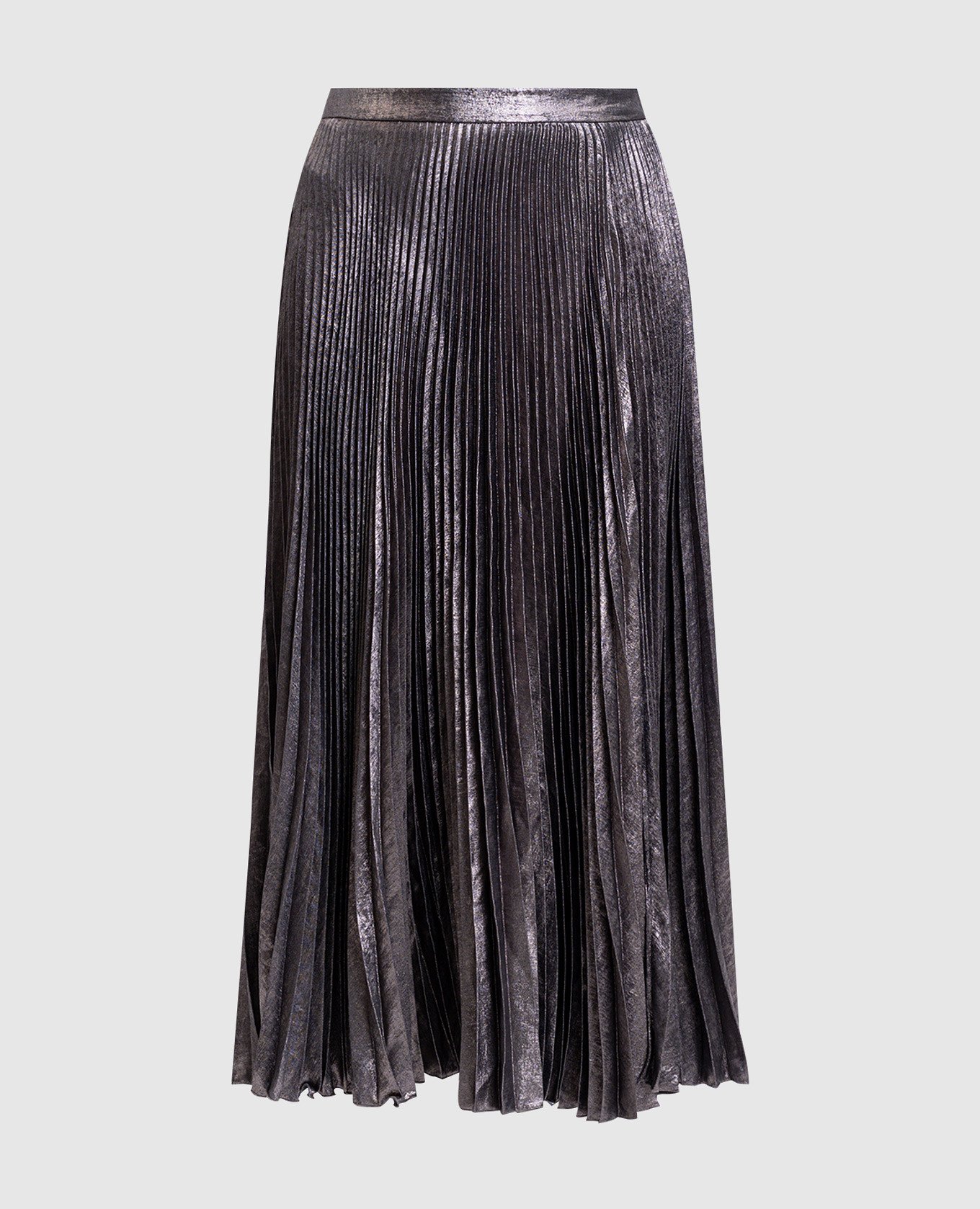 Silver midi skirt Lily Momoni