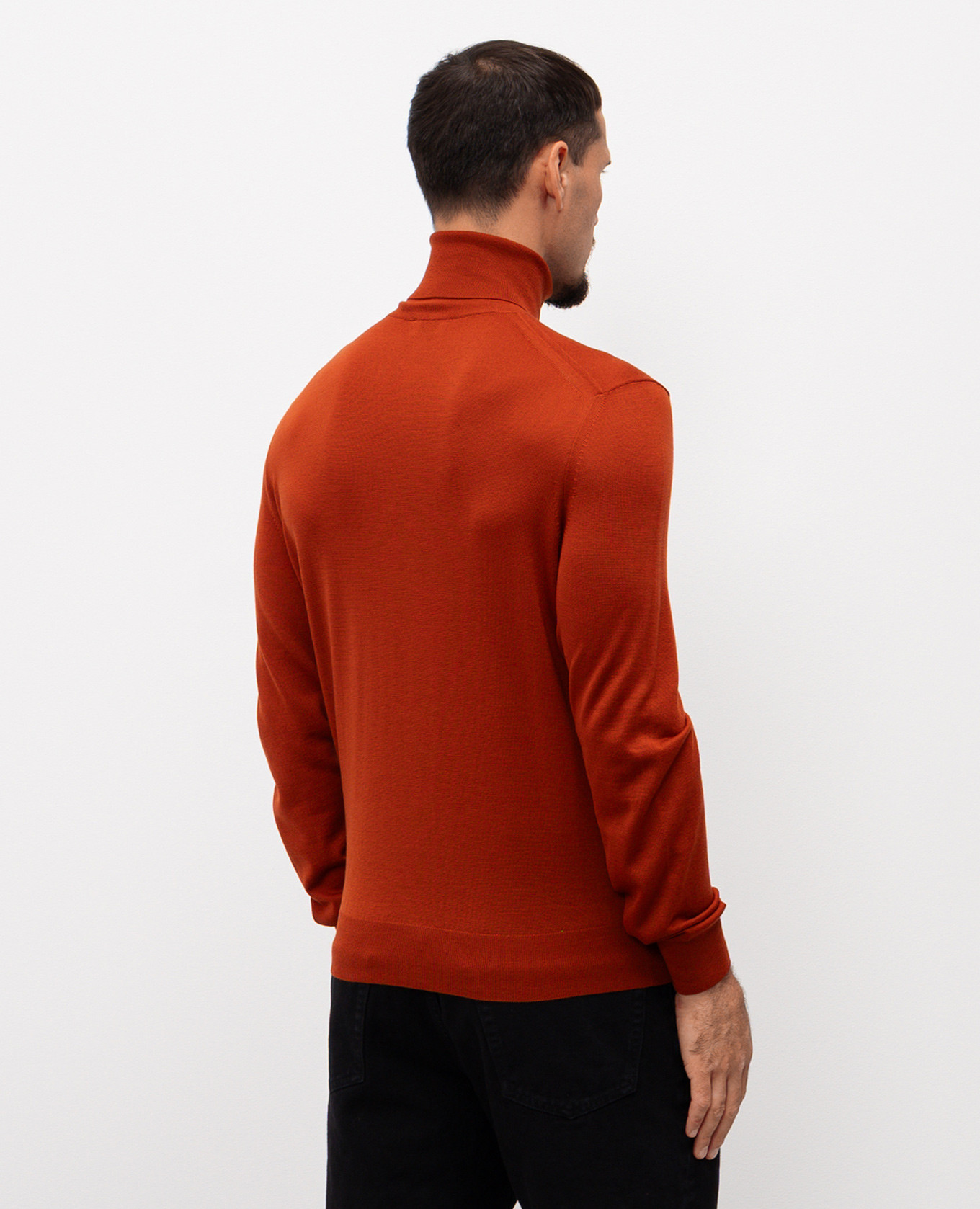 Brown wool golf Saint Laurent 4