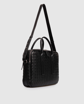 Bottega Veneta Black leather briefcase 766361V2HL1