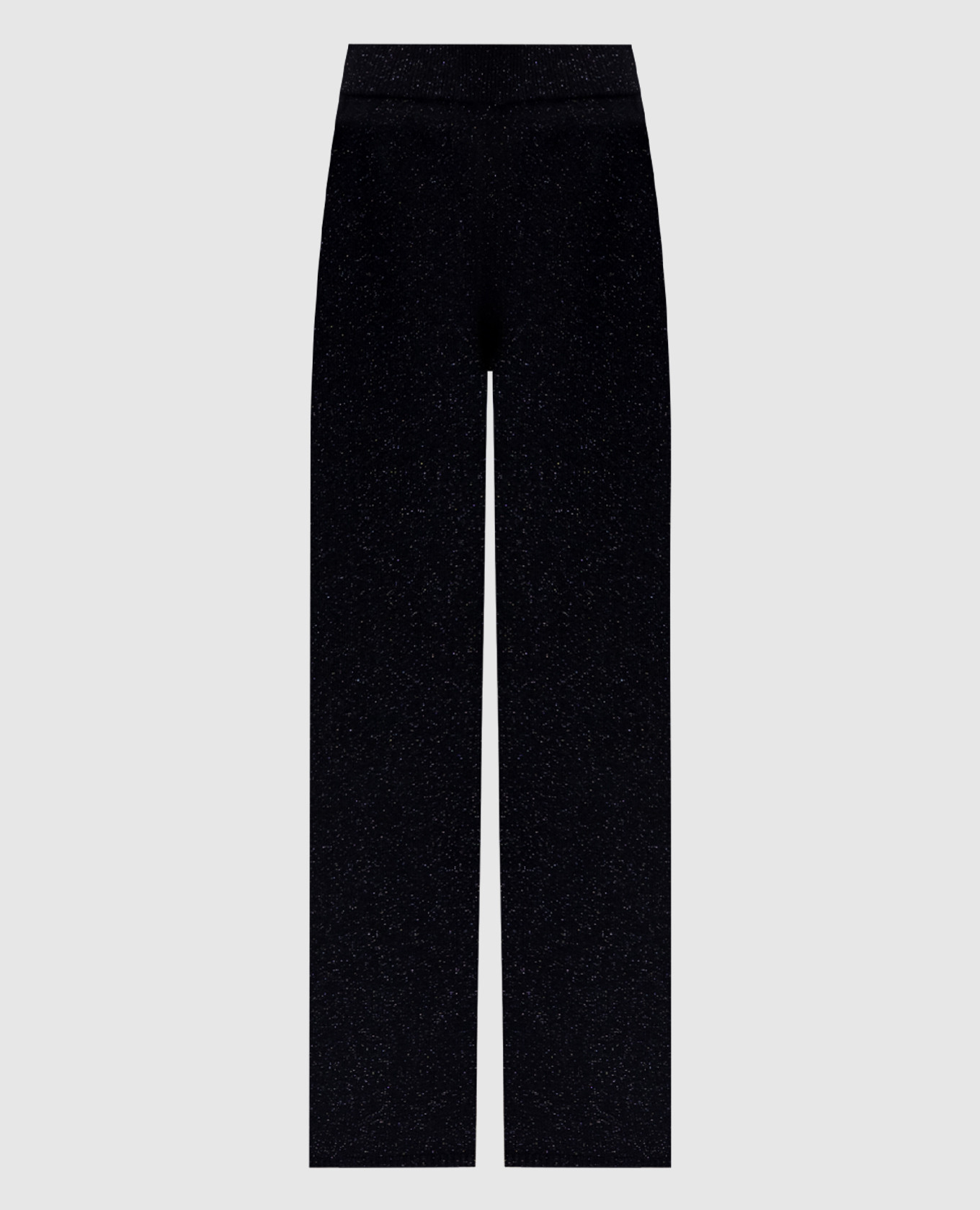 Blue wool and cashmere pants with lurex Peserico