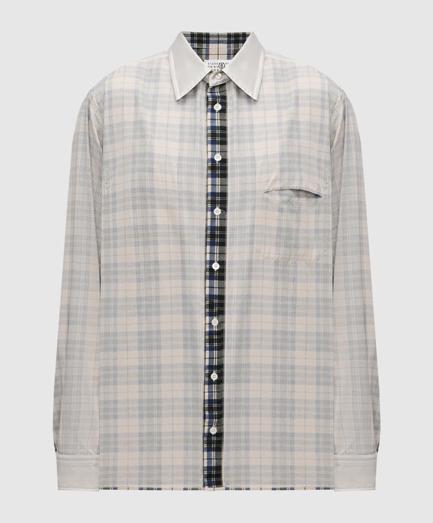 トップス Maison Margiela MM6 Maison Margiela MM6 - Reversible checkered shirt SH2DT0016M35444