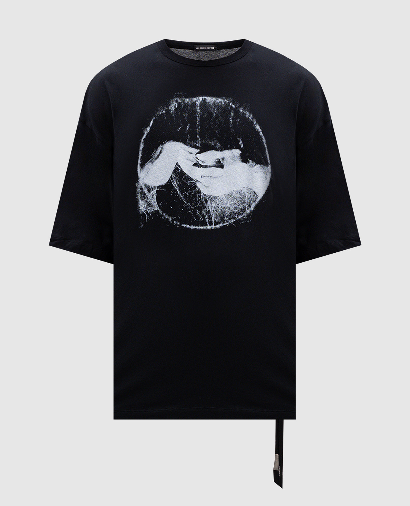 

Black t-shirt with Dieter print Ann Demeulemeester