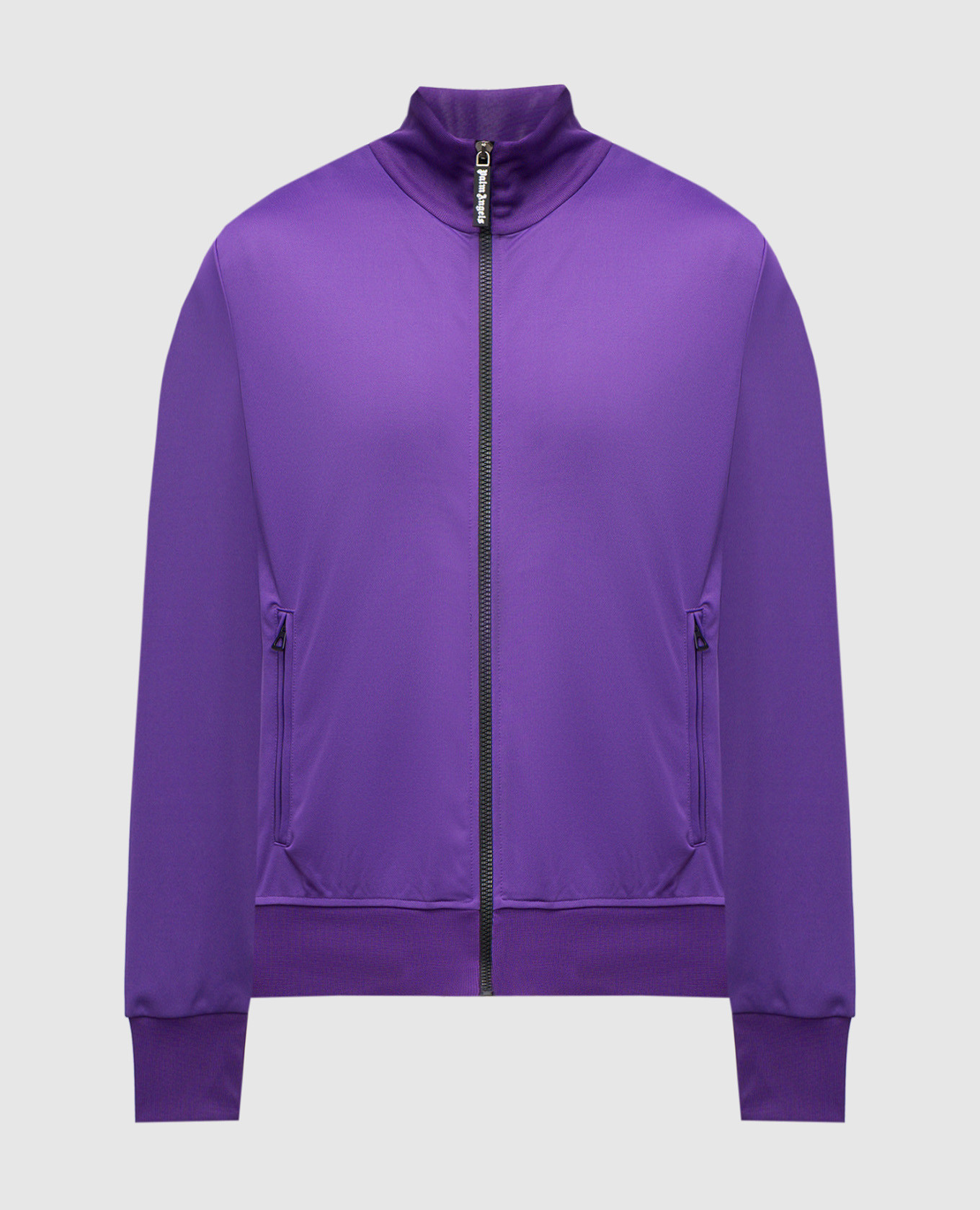Purple sports jacket with logo print Palm Angels