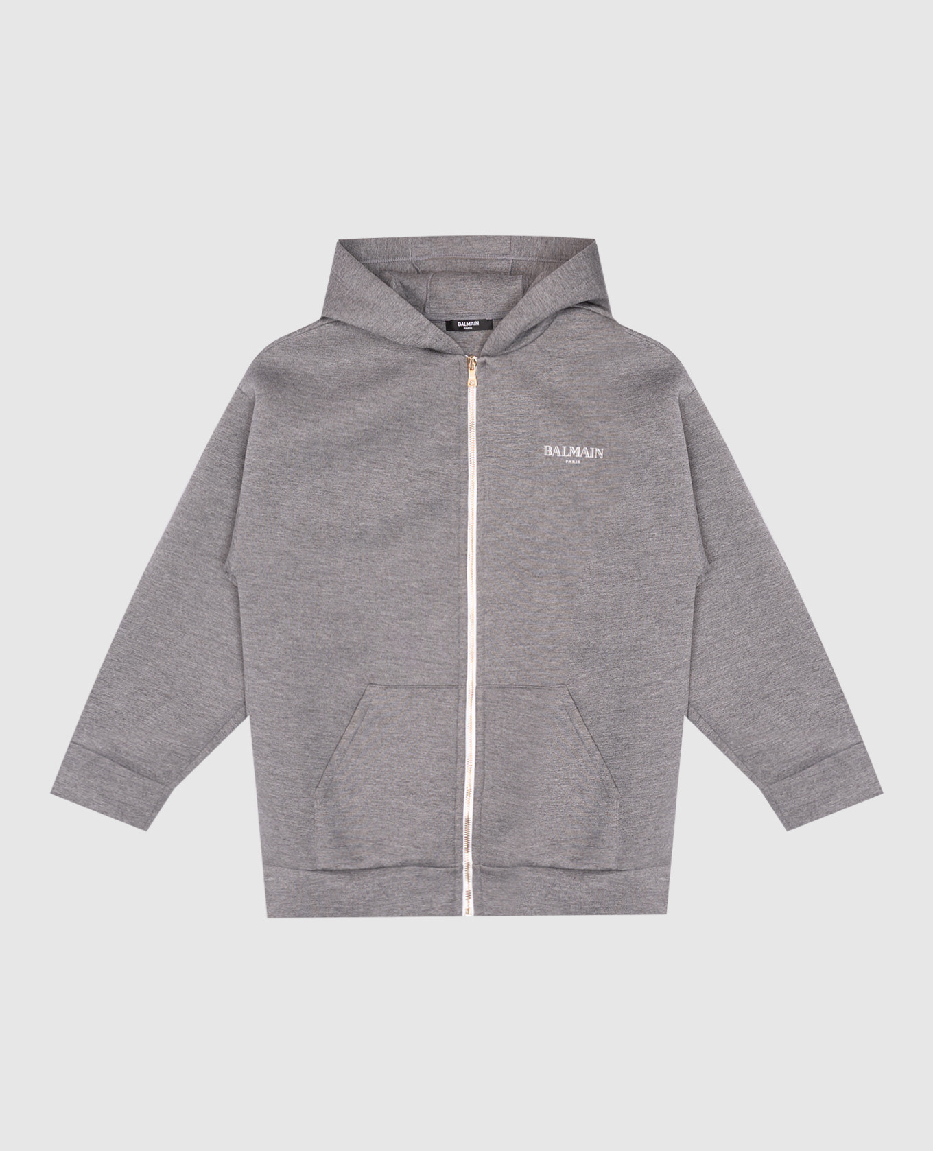 

Children's gray sports jacket with logo Balmain, Grey