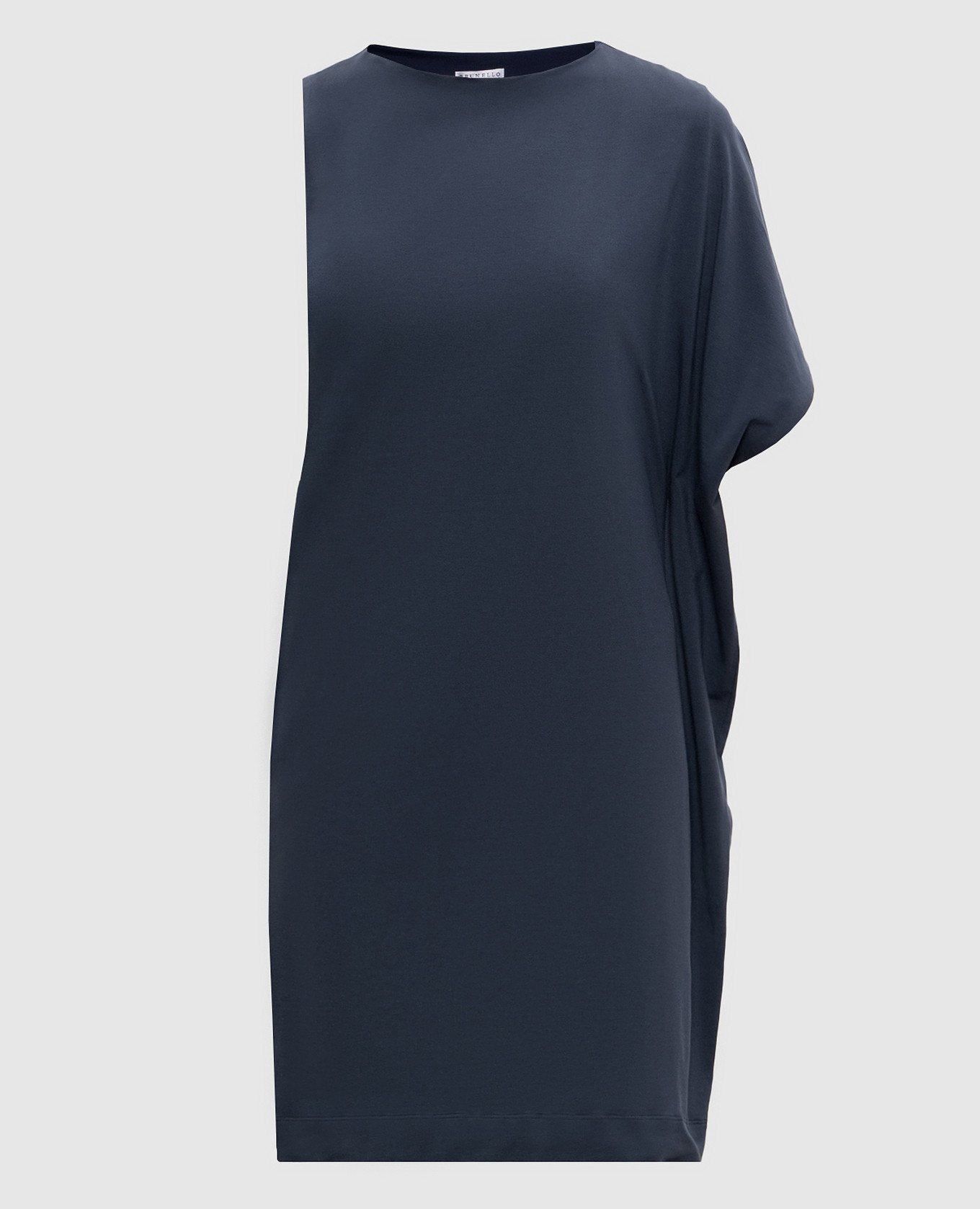 

Blue one-shoulder dress Brunello Cucinelli