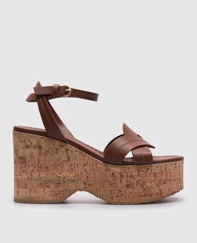 Gianvito Rossi Brown leather sandals G3248545SUG