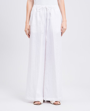 Babe Pay Pls White linen pants 0D26010514