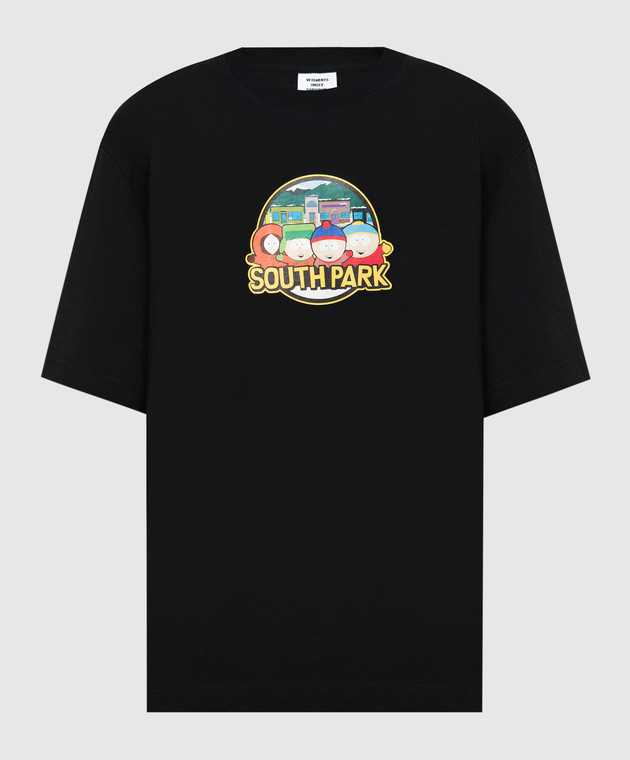 Tシャツ・カットソー VETEMENTS SS25 'Southpark' T-shirt (UA66TR610B BLACK) VETEMENTS x South Park T-shirt | Black | FARFETCH
